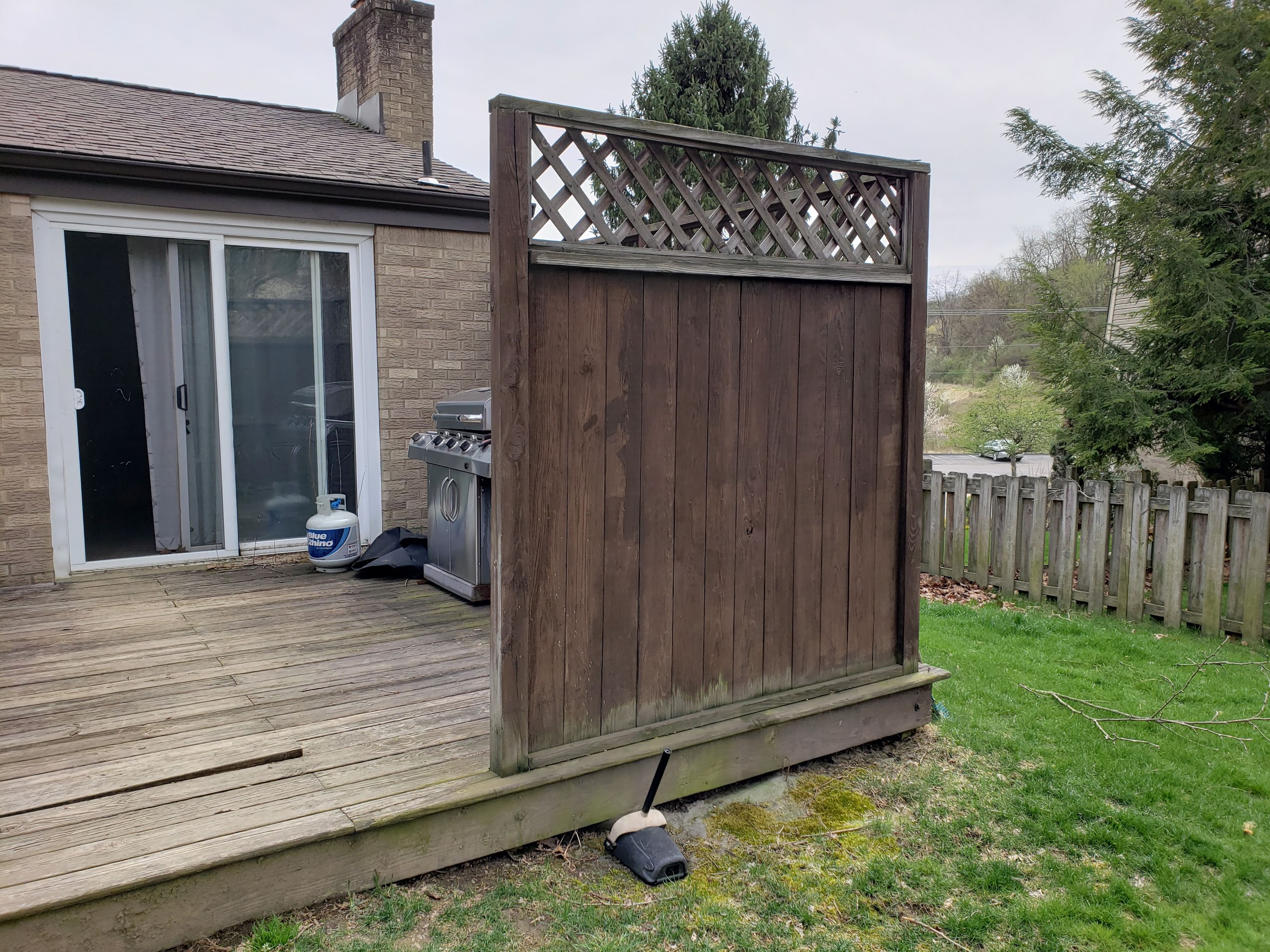 Old privacy panel