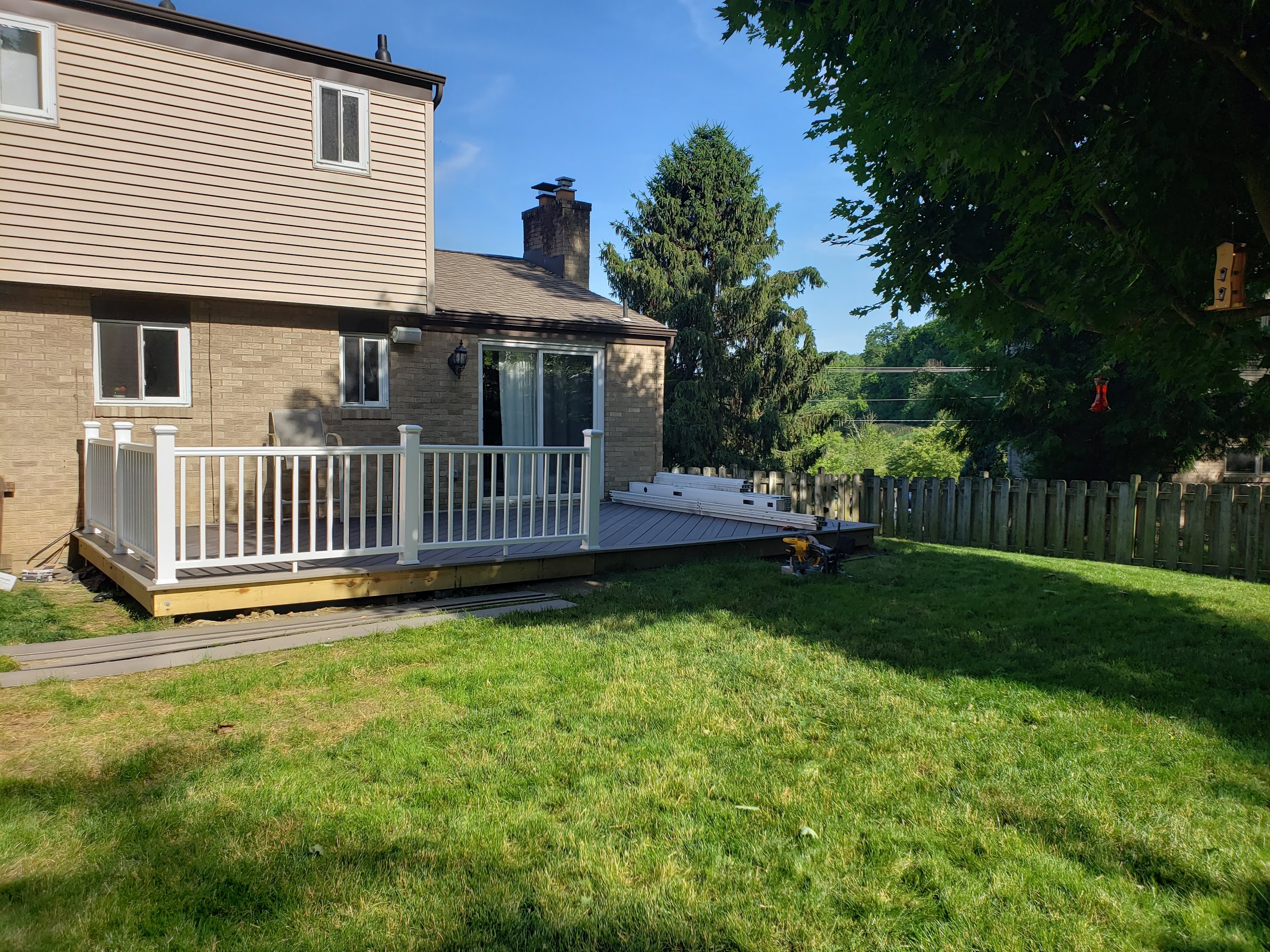 Wide view from yard