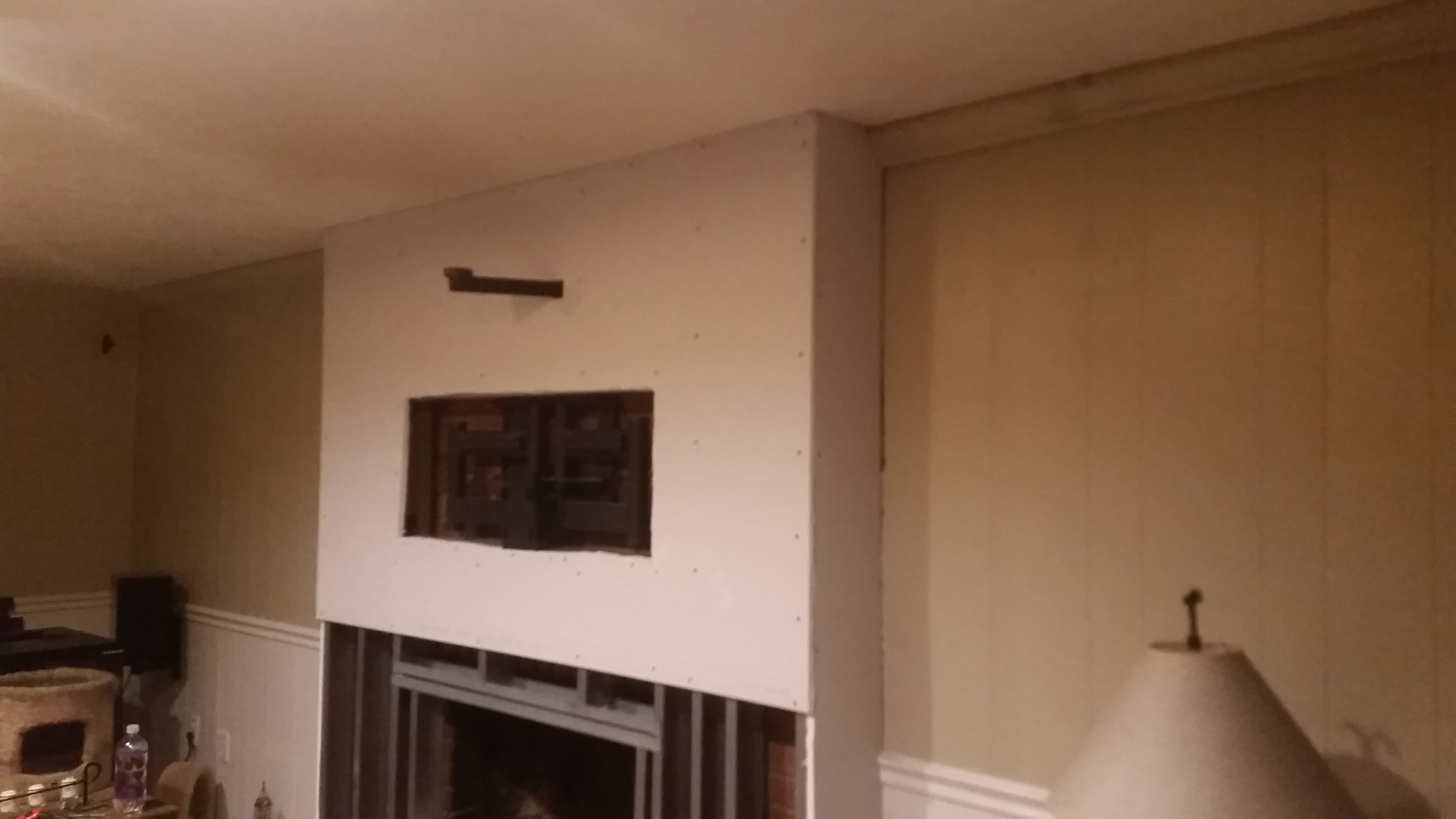 Wider drywall shot